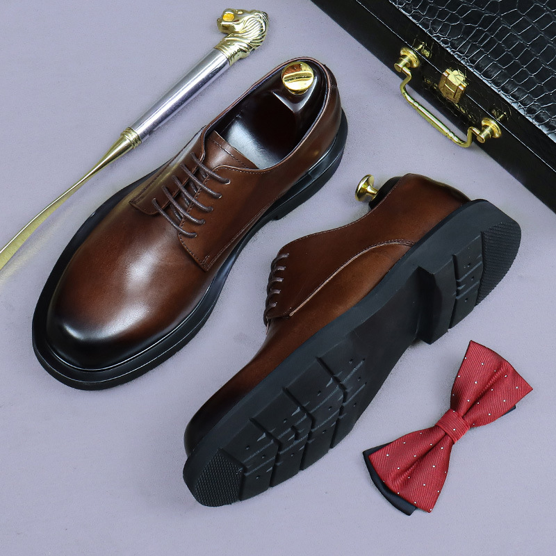 Formal Men Daily Wear Footwear - Heren hoge kwaliteit echt lederen Oxford