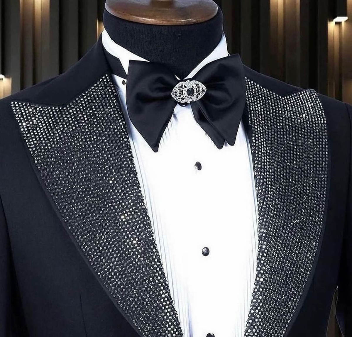 Men Formal Wear Modern - Formele mannen smoking met kralen, 2-delig