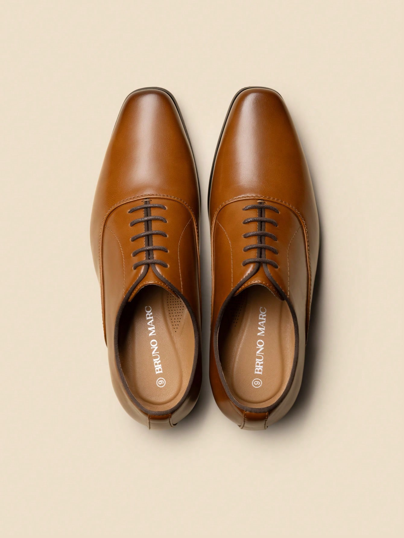 Formal Men Daily Wear Footwear - Bruine Oxford-schoenen voor heren, klassieke, formele