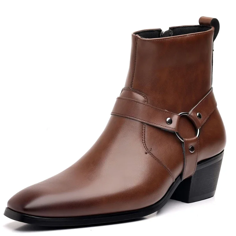 Men Formal Wear With Boots - Herenlaarzen Modeontwerper Chelsea Laarzen Luxe Hoge