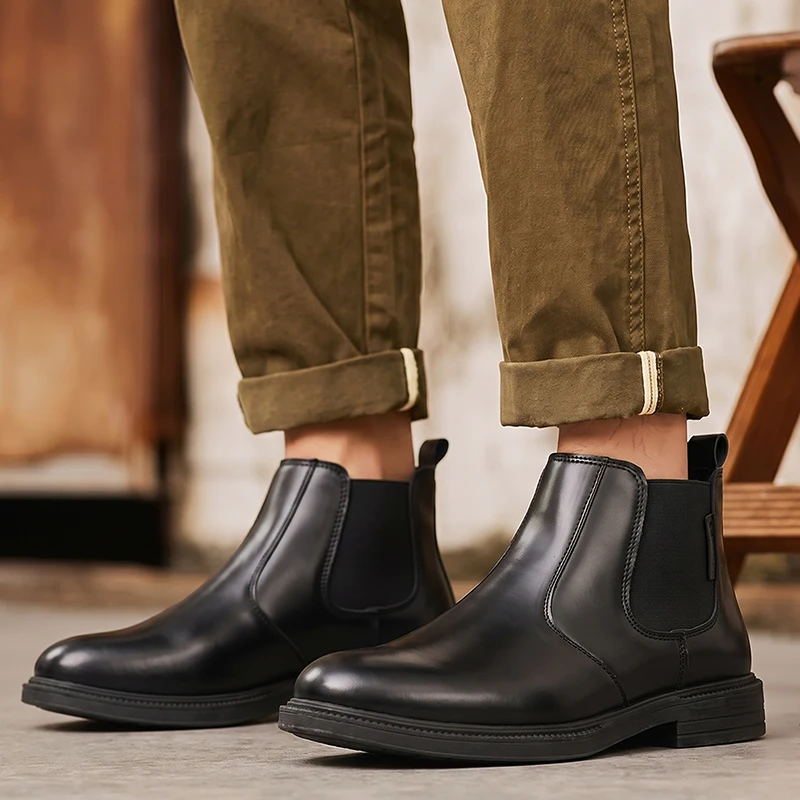 Heren Chelsea enkellaarzen van - Men Formal Wear With Boots recensie en prijs