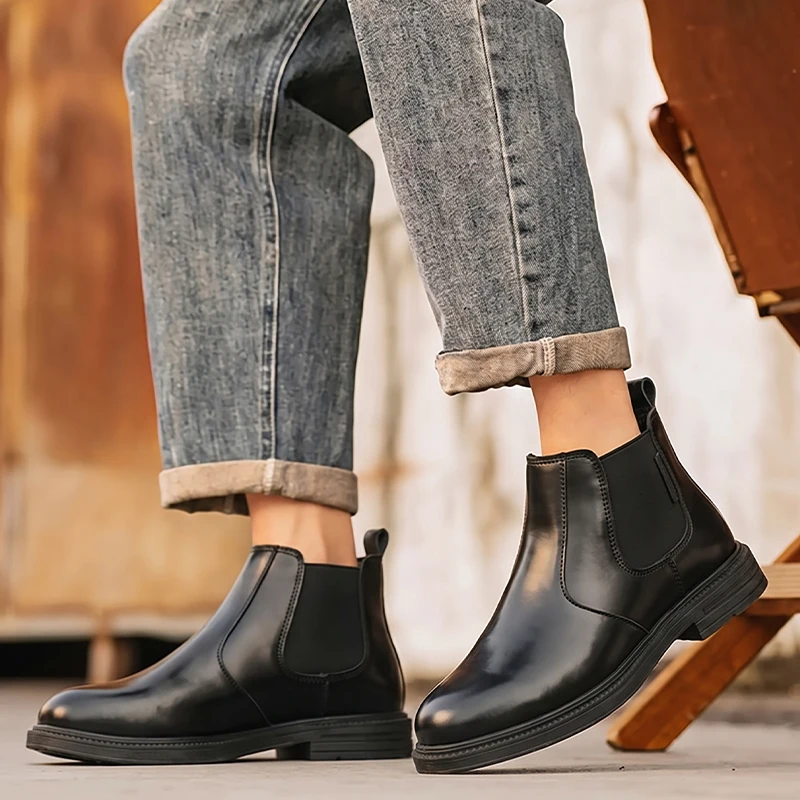 Heren Chelsea enkellaarzen van - Men Formal Wear With Boots recensie en prijs