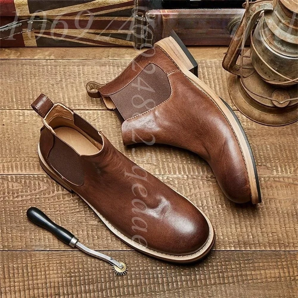Heren Chelsea enkellaarzen met - Formal Men Daily Wear Footwear recensie en prijs