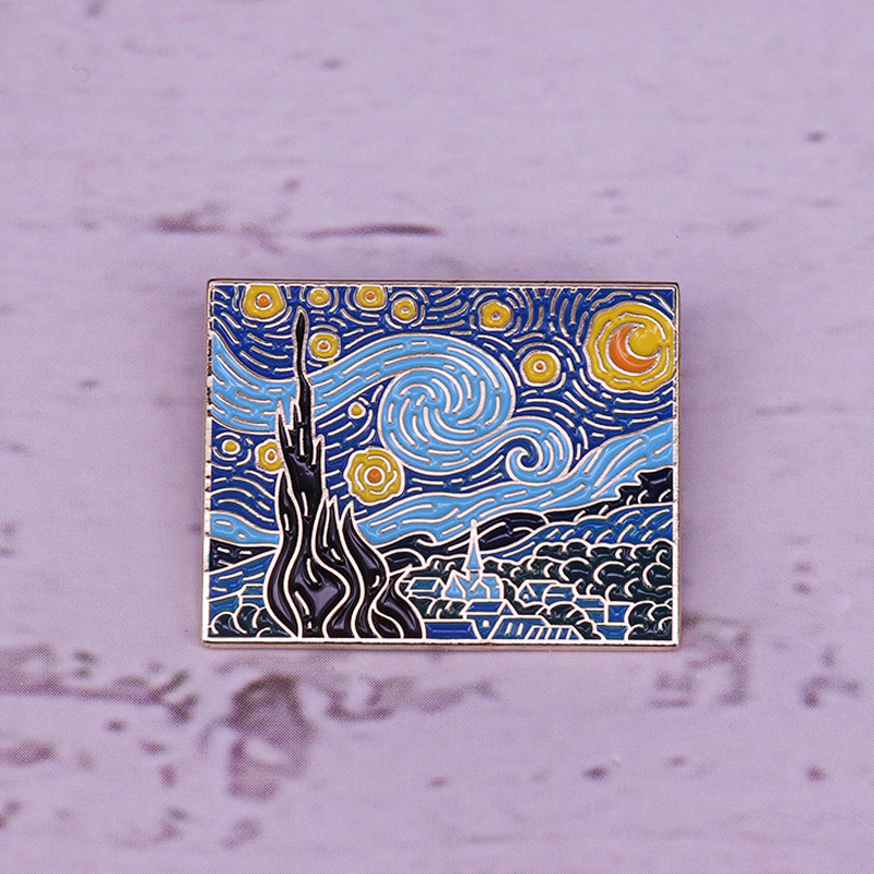 Van Gogh zachte emaille speld, - Tuxedo Lapel Pin recensie en prijs