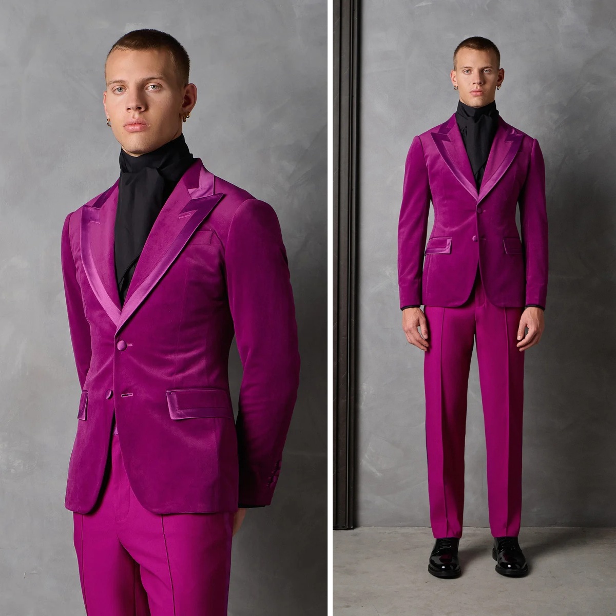 Chique mannen trouwpakken fluw - Men Formal Wear Modern recensie en prijs