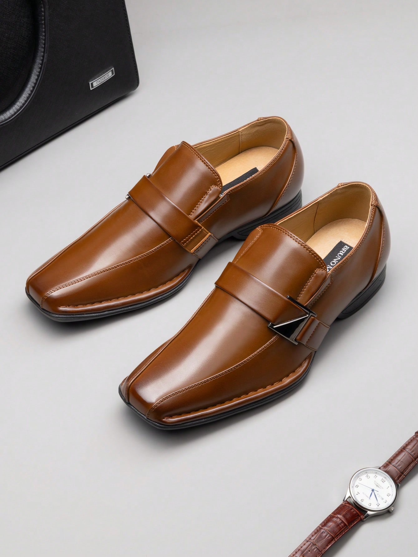 Leren loafers voor heren, met  - Formal Men Daily Wear Footwear recensie en prijs