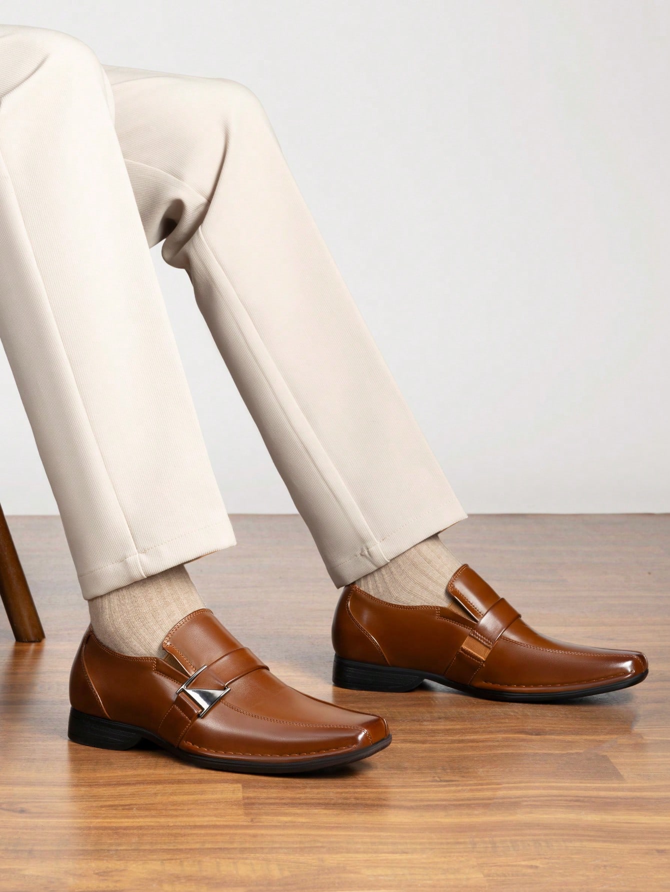 Leren loafers voor heren, met  - Formal Men Daily Wear Footwear recensie en prijs