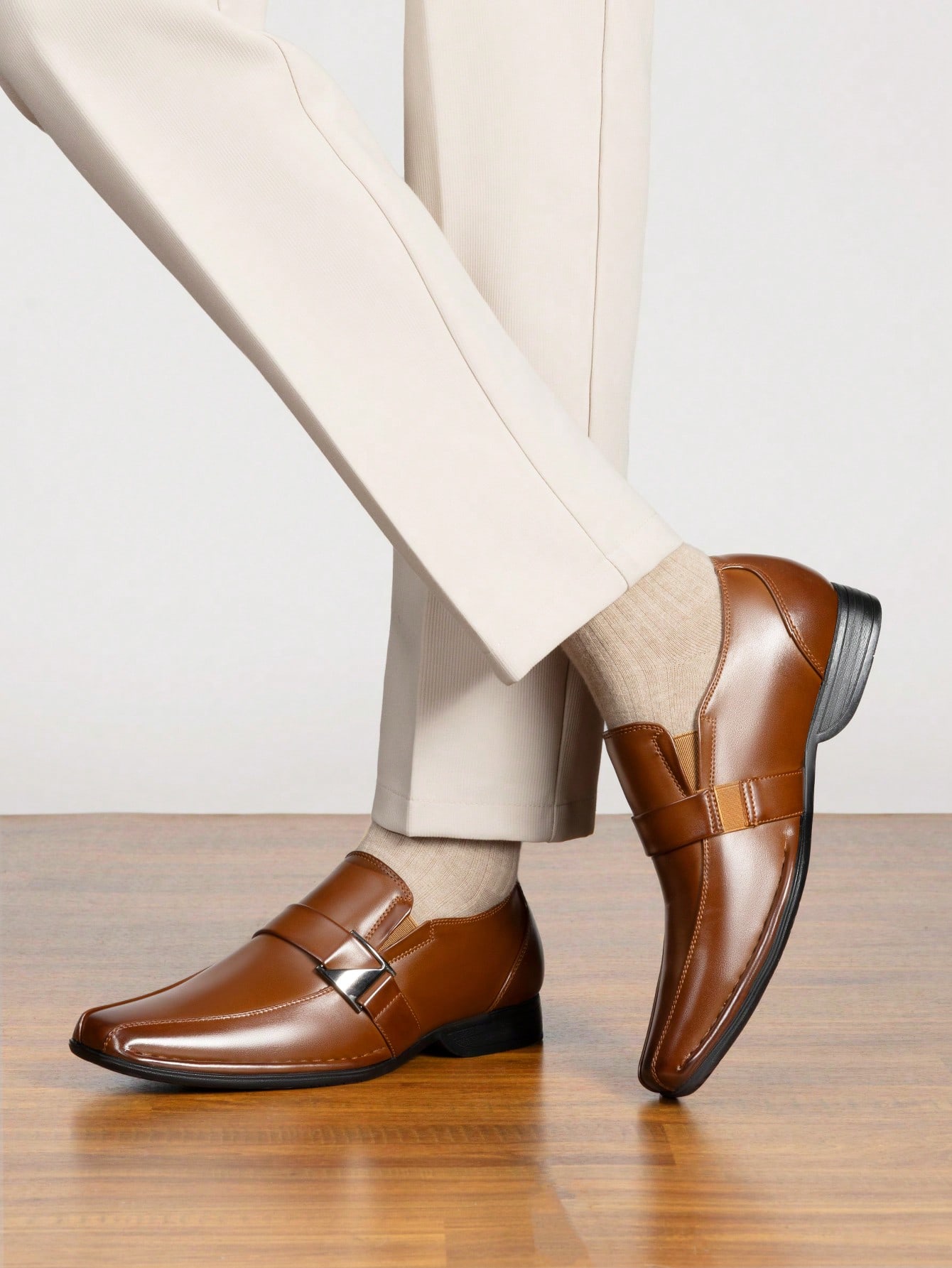 Leren loafers voor heren, met  - Formal Men Daily Wear Footwear recensie en prijs