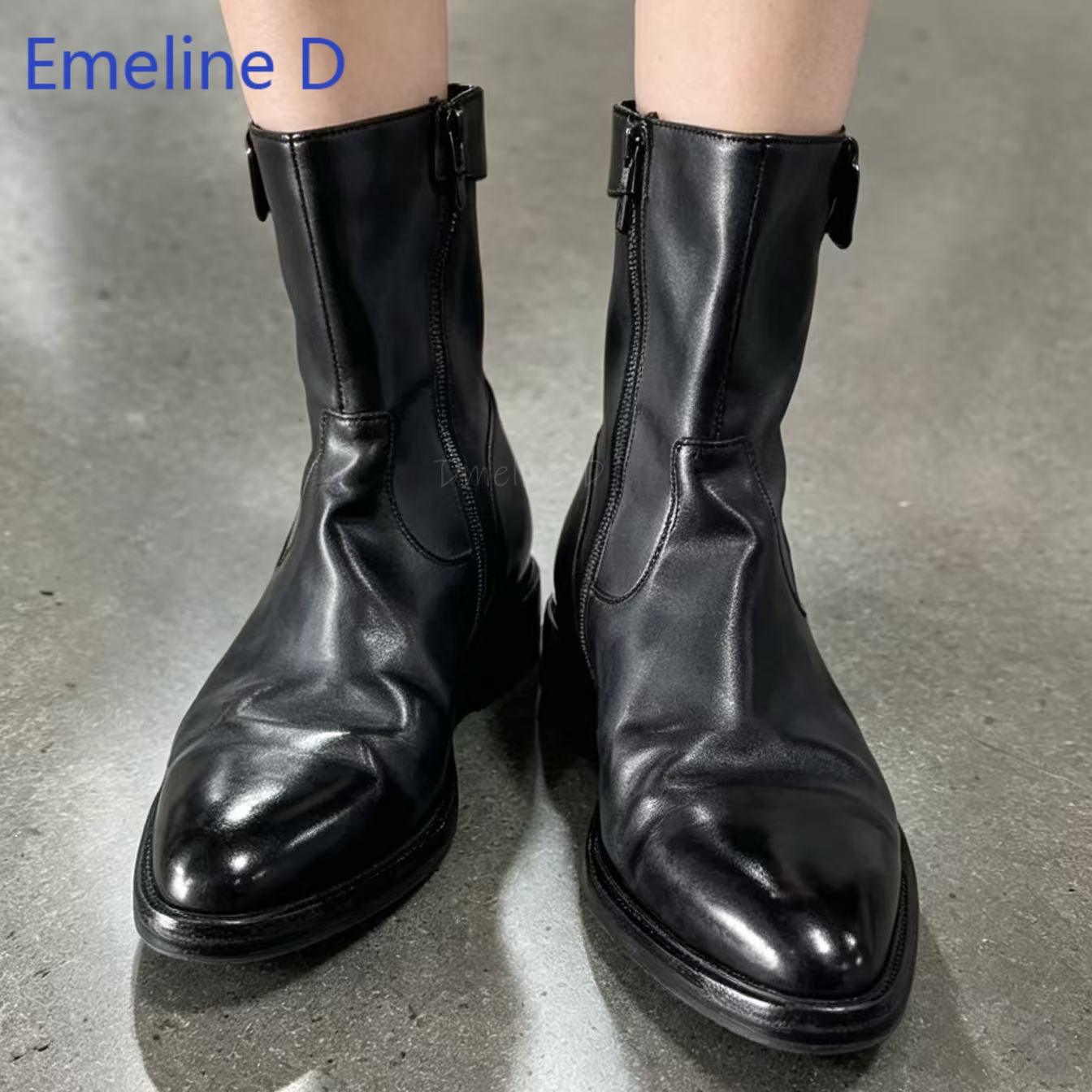 Heren Vintage Gerimpelde Leder - Men Formal Wear With Boots recensie en prijs